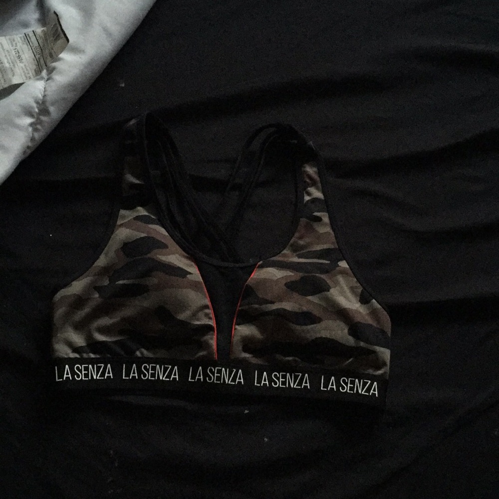 La zenza navy sports bra